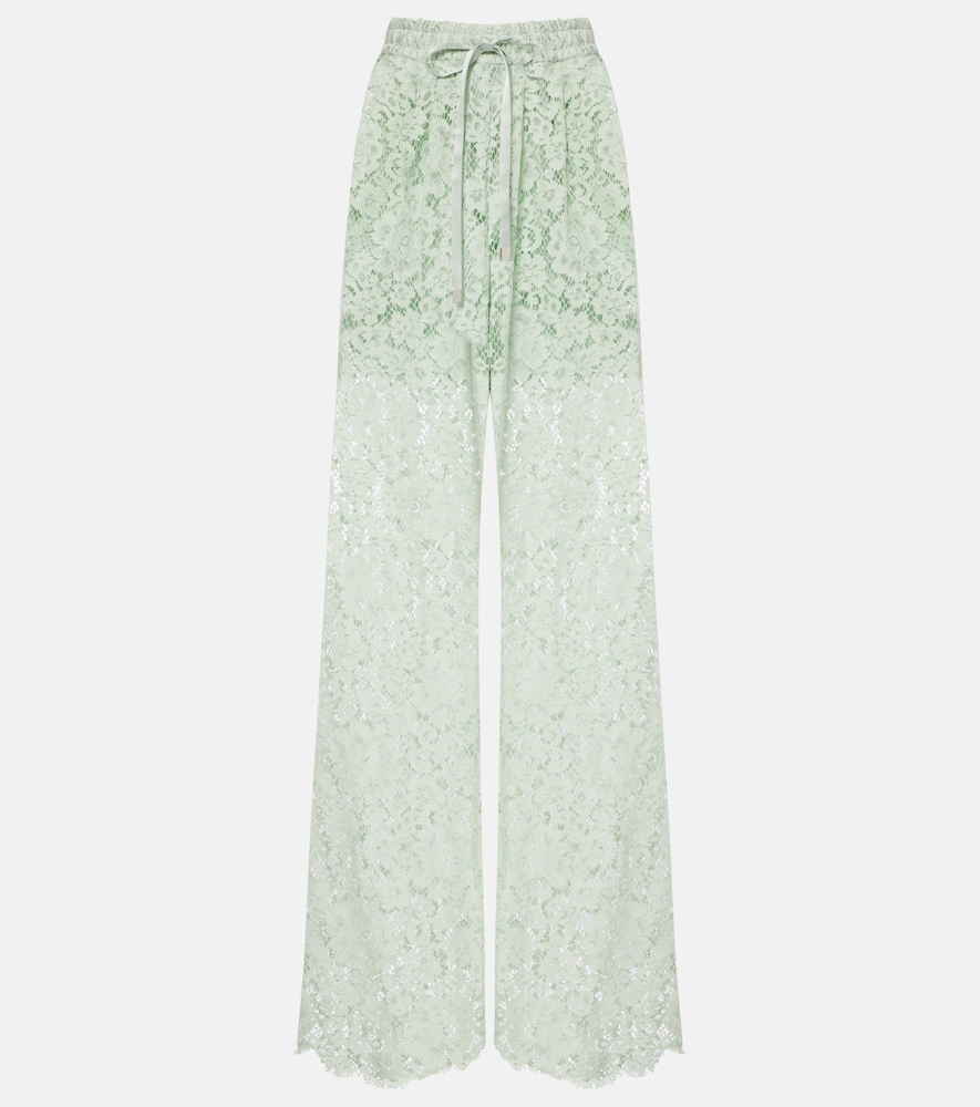 Dolce & Gabbana Lace wide-leg pants