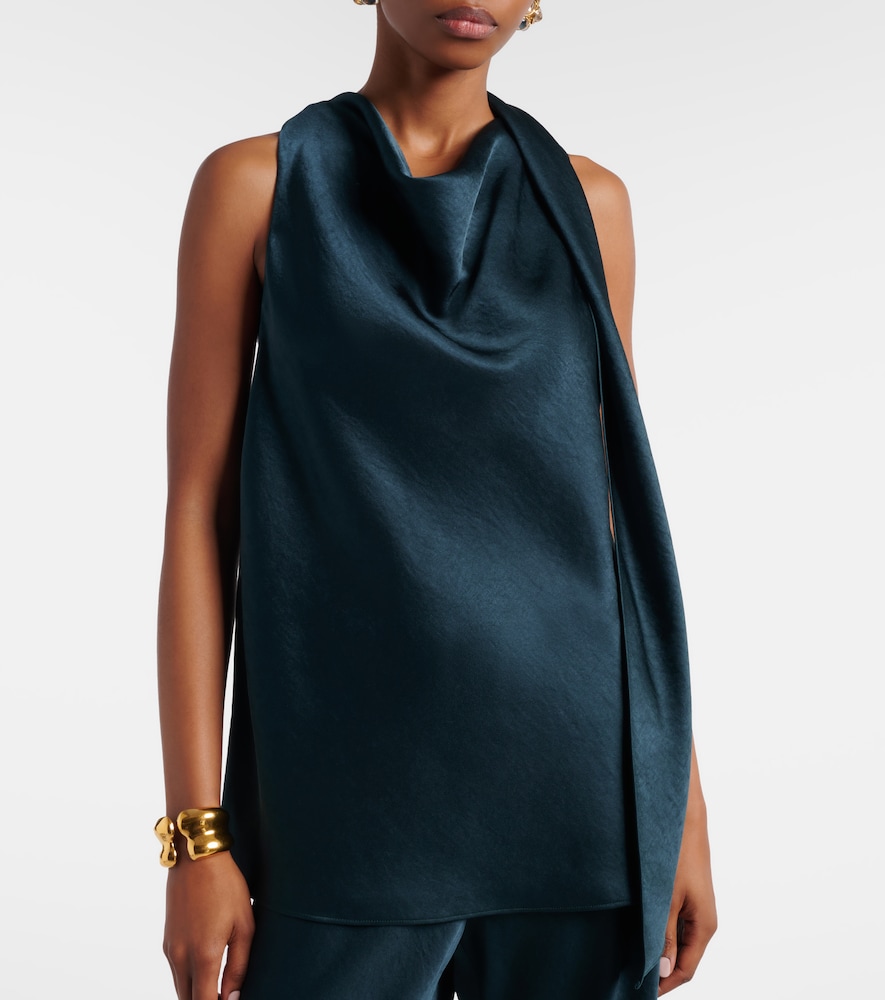  Vince Vince Top Aus Satin 