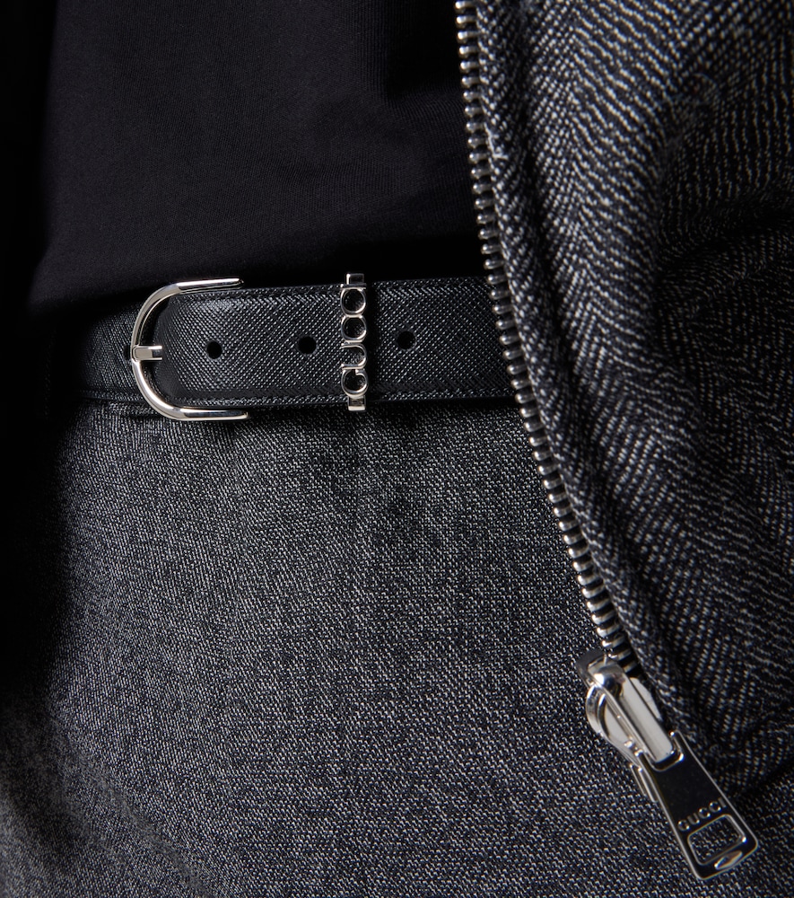  Gucci Gucci Gürtel Gucci Script Aus Leder 