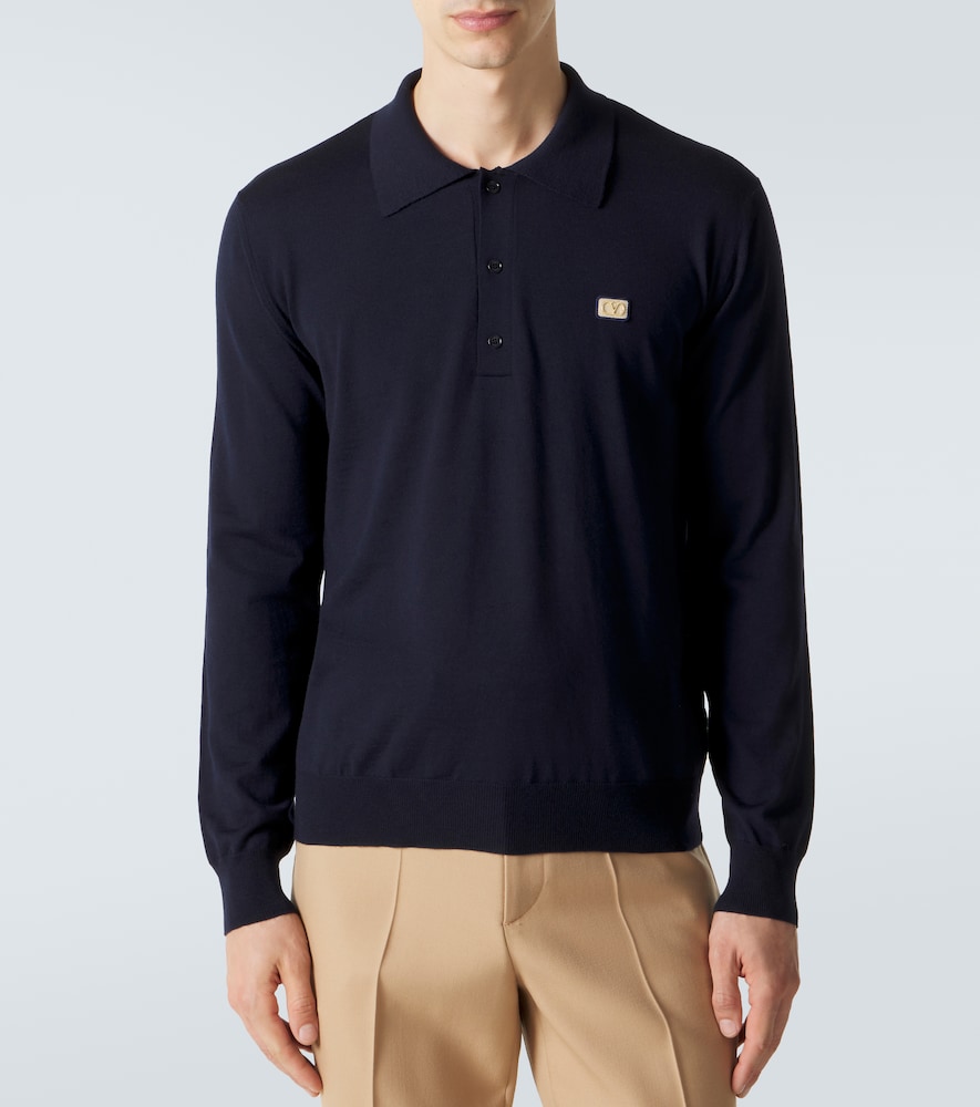  Valentino Valentino Polopullover Vlogo Aus Schurwolle 