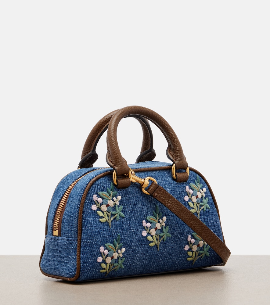  Valentino Garavani Valentino Garavani Henkeltasche Vlogo Mini Aus Denim 