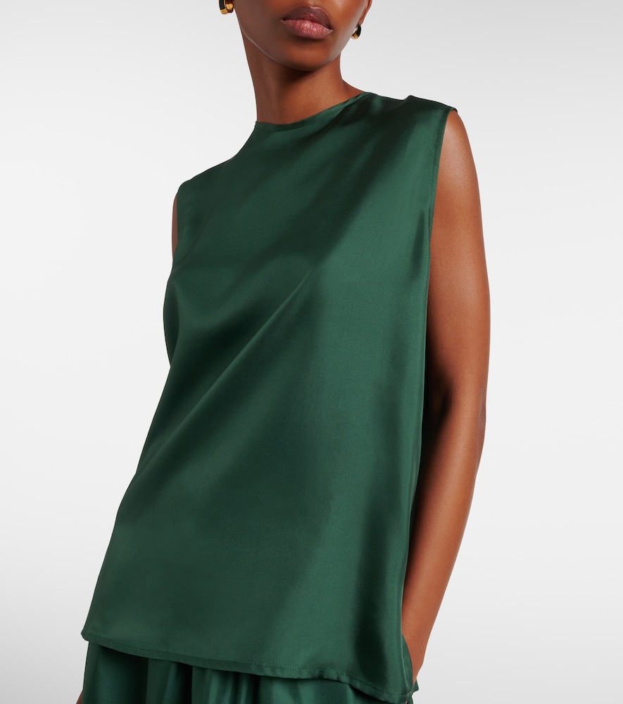 Trento Silk Twill Tank Top