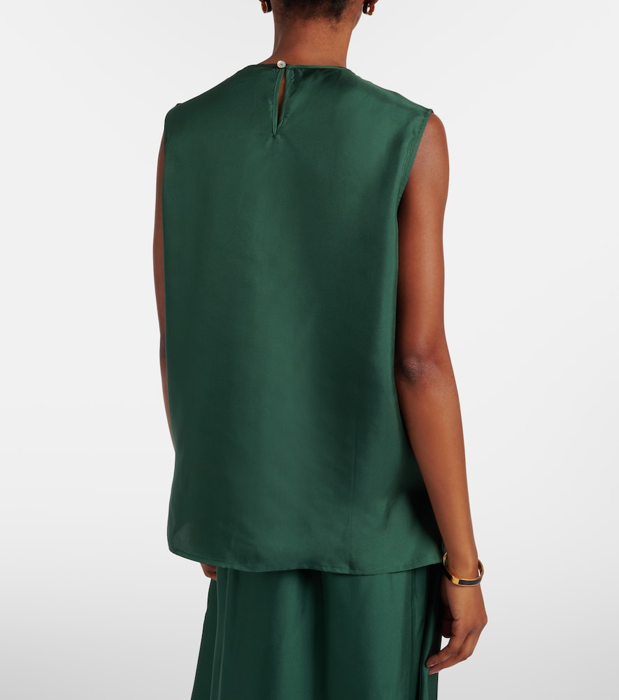  Asceno Asceno Top Trento Aus Seiden-twill 