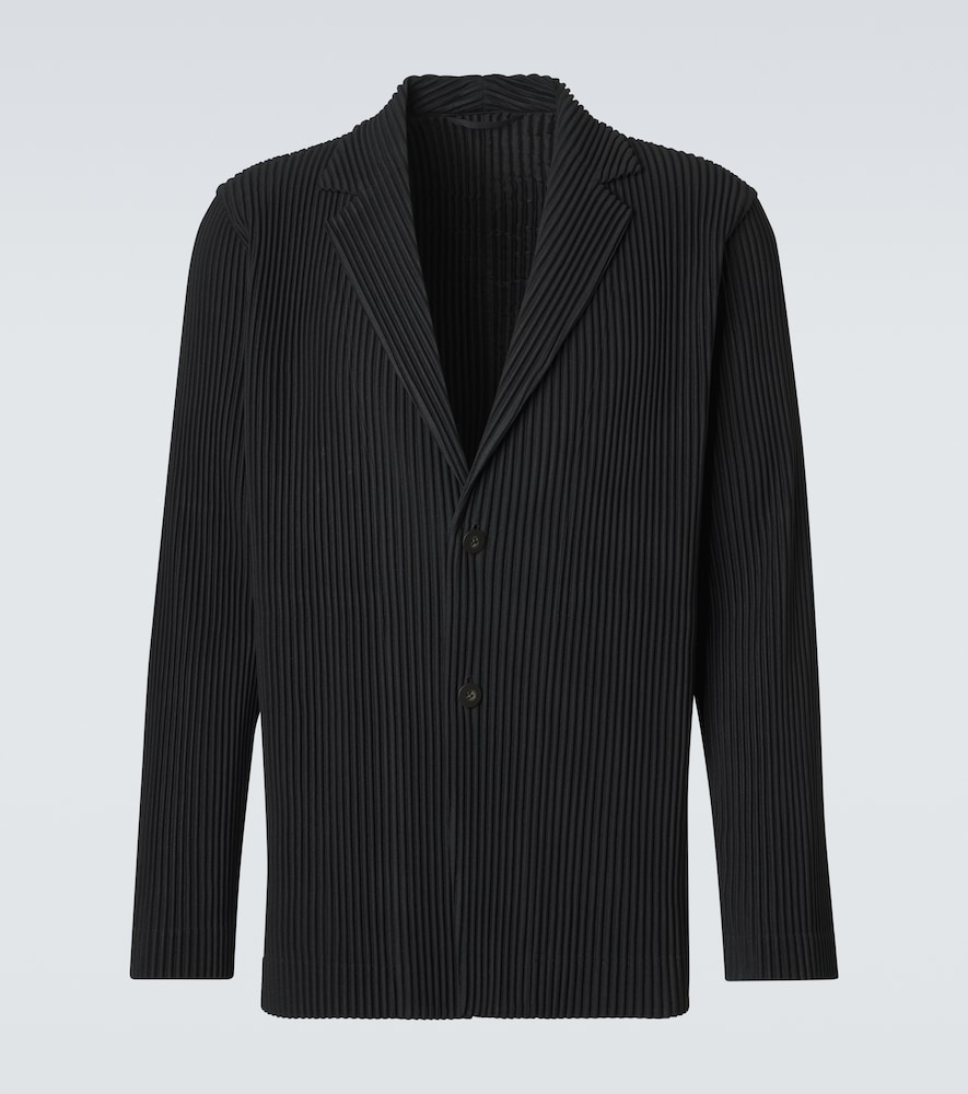 Homme Plisse Issey Miyake Homme Plissé Issey Miyake Basics pleated blazer
