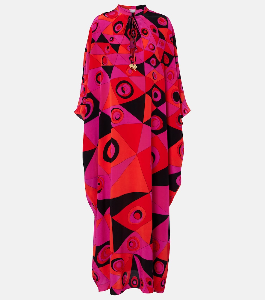 Pucci Occhi silk twill kaftan