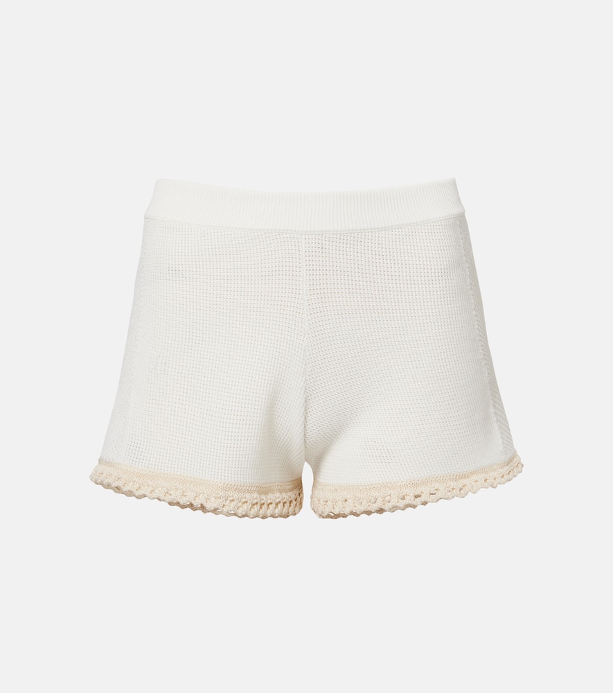 Shorts in crochet di cotone