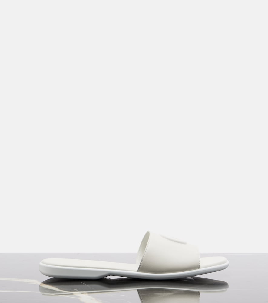  Gucci Gucci Double G Leather Slides 
