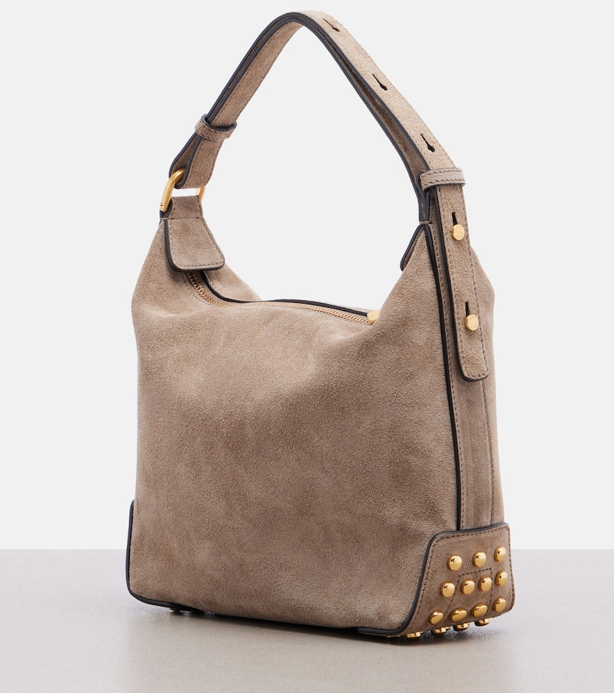  Tod's Tod's Sacca Mini Suede Shoulder Bag 