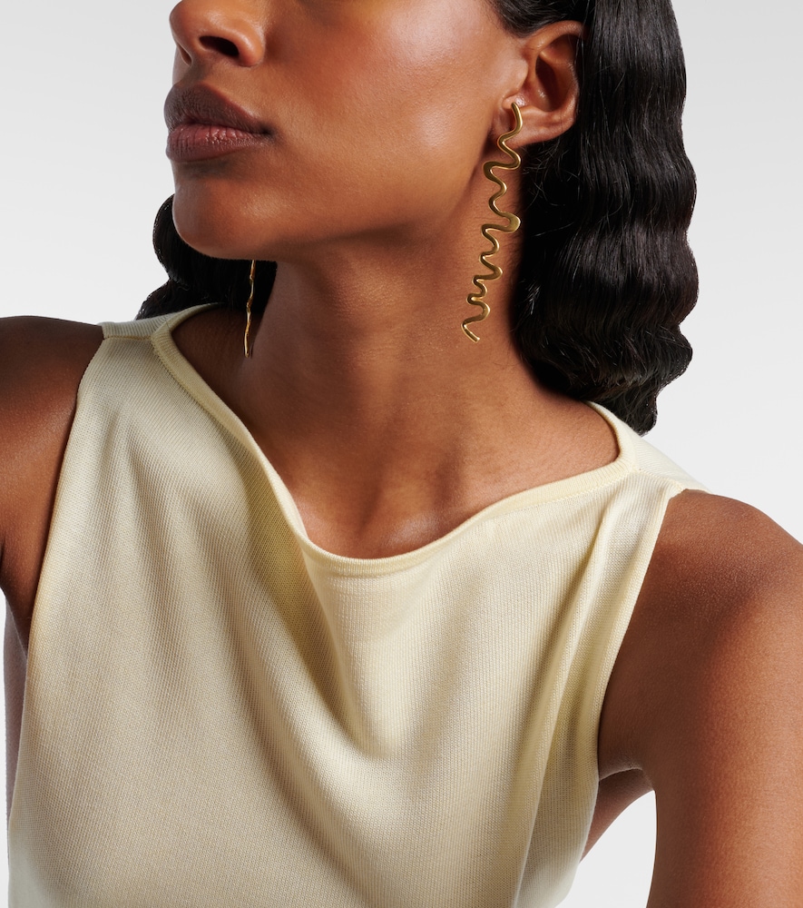 Shore 24Kt Gold-Plated Drop Earrings