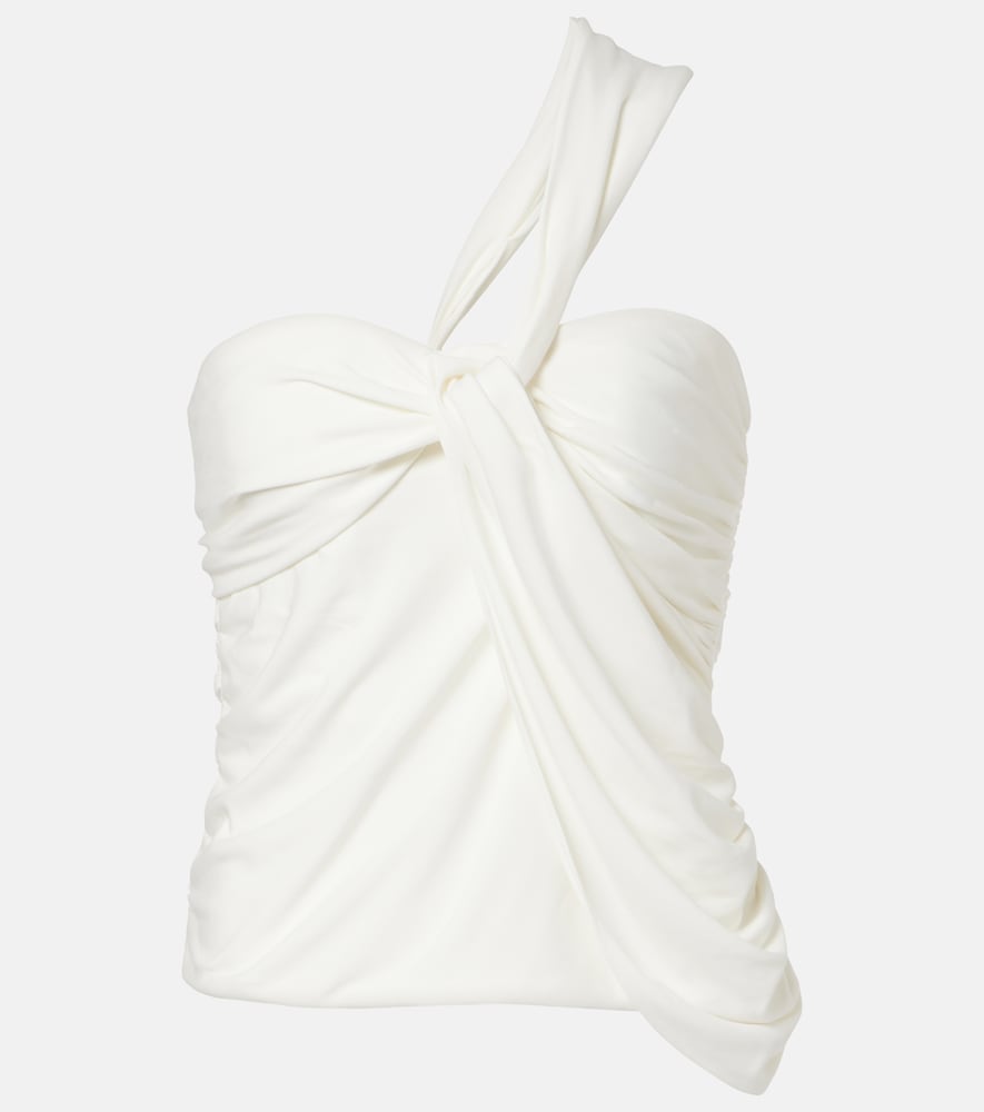 Simkhai Draped jersey top