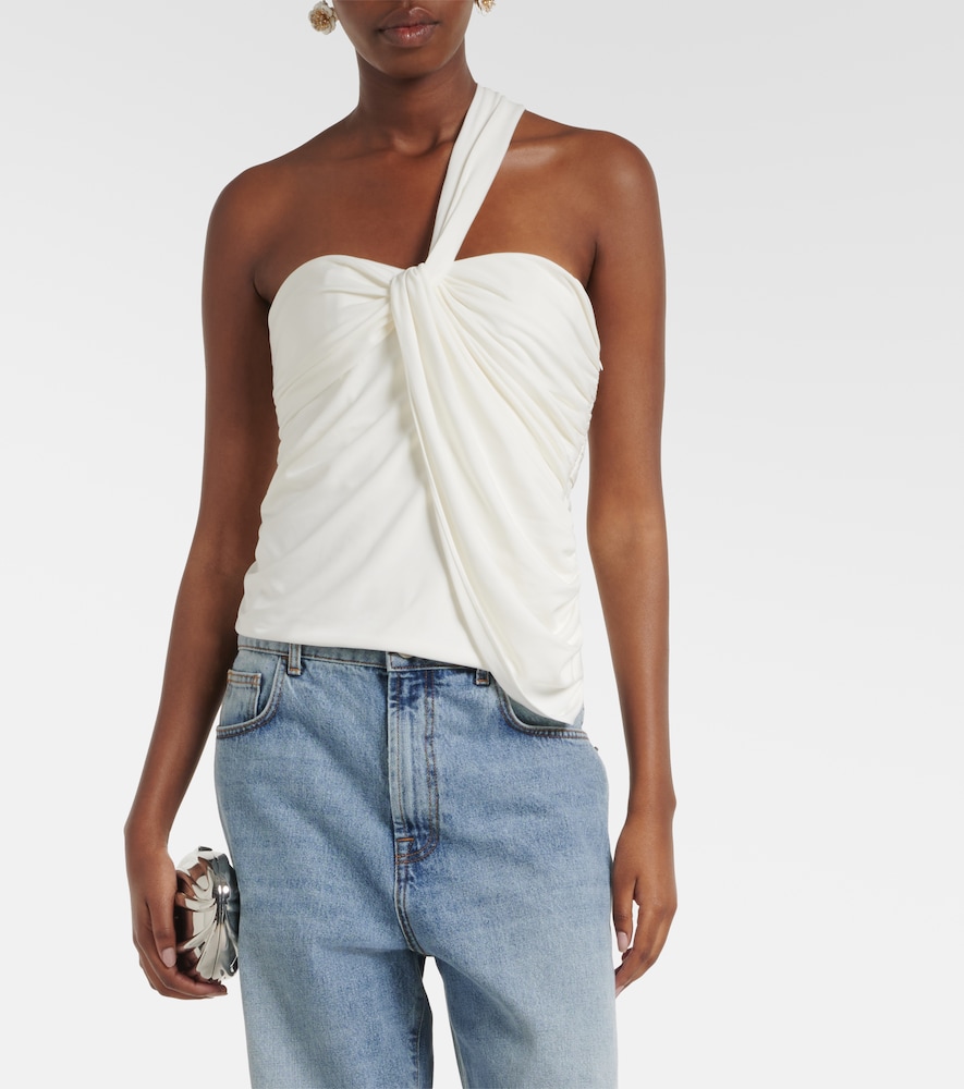 Simkhai Draped jersey top