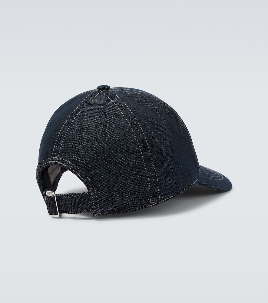  Moncler Moncler Logo Denim Baseball Cap 