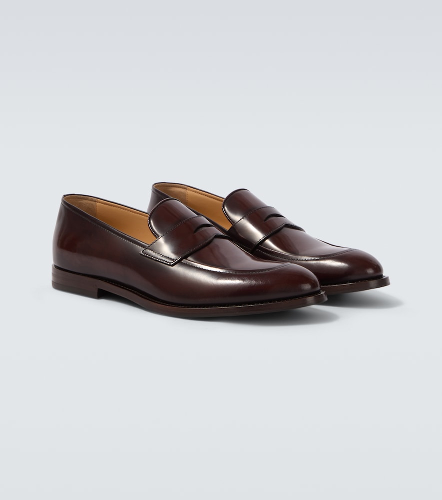 Loafers aus Leder