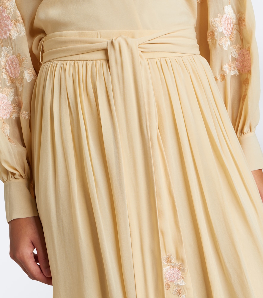 Valiant Belted Pleated Midi