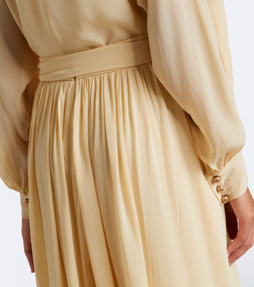 Valiant Belted Pleated Midi