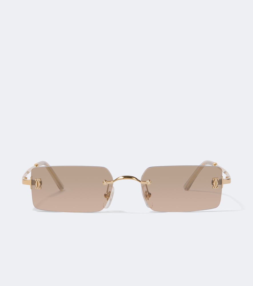 Cartier Eyewear Collection Lunettes de soleil rectangulaires Signature C 960$