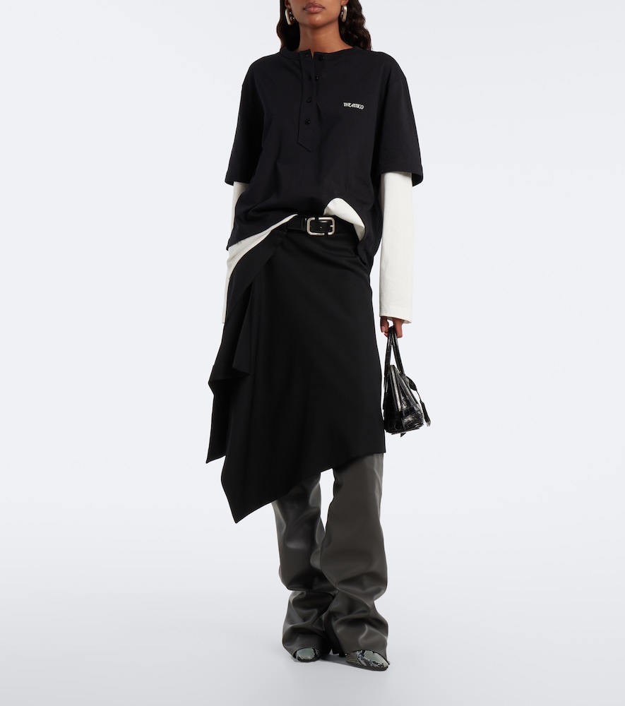 Robin Snake-Effect Over-The-Knee Boots