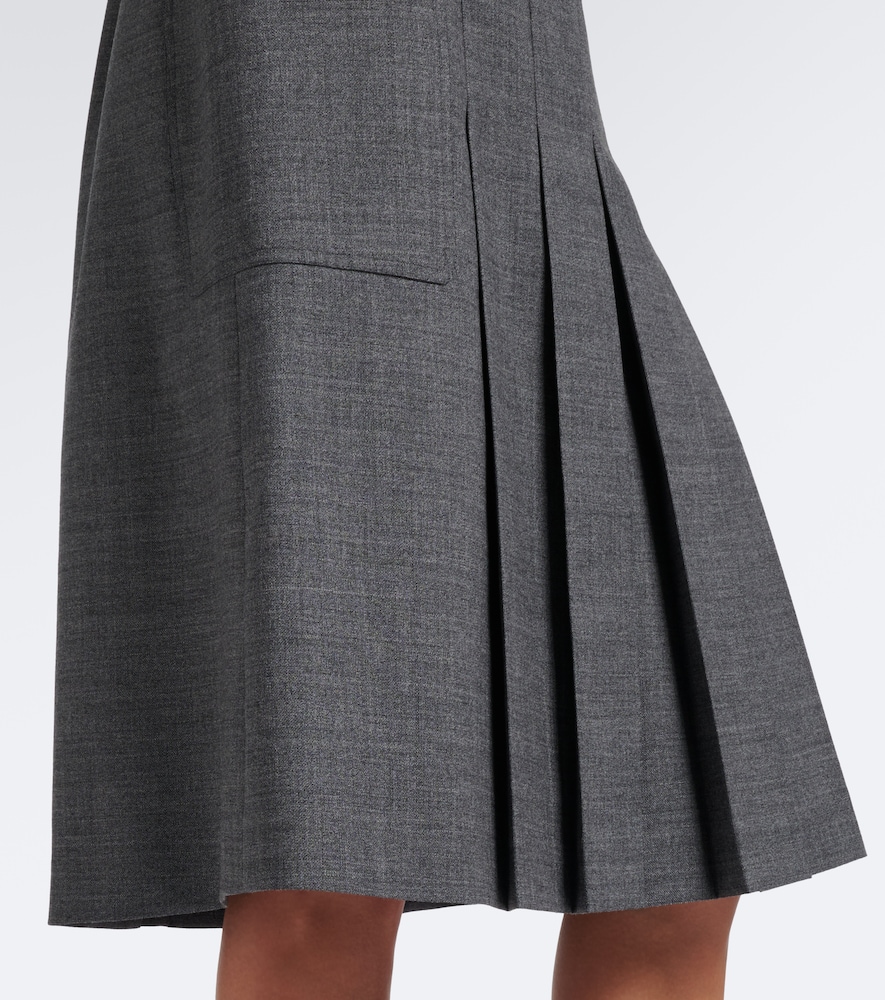 Pleated Virgin Midi