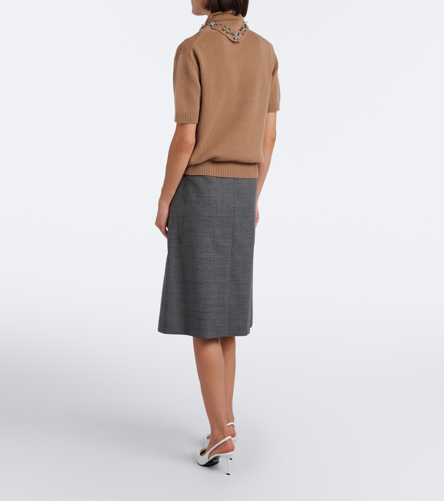 Pleated Virgin Midi