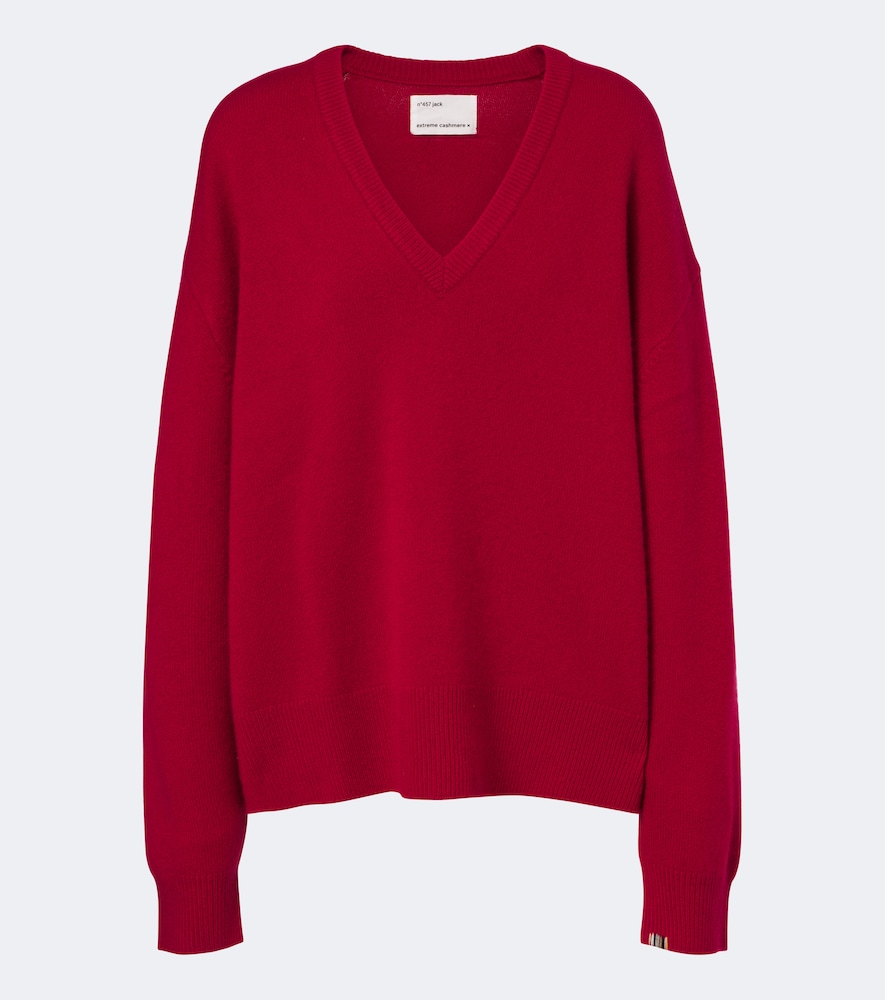 Extreme Cashmere N°457 Jack Cashmere-blend Sweater In Red