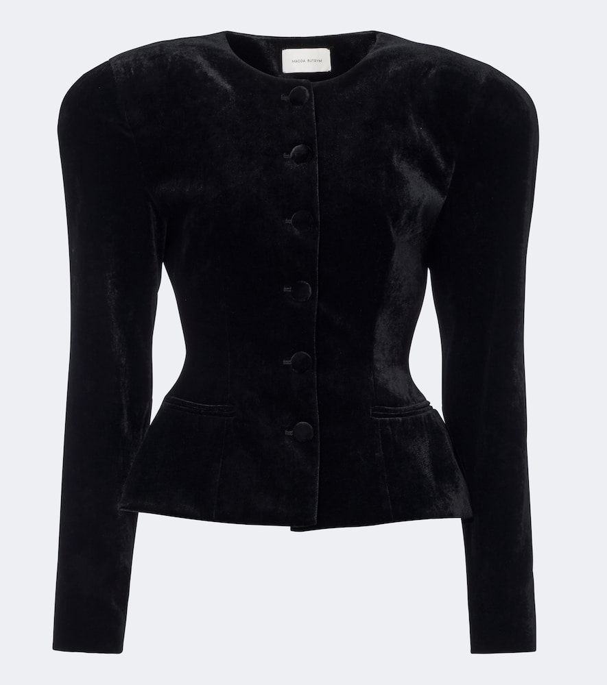 Jacke aus Samt