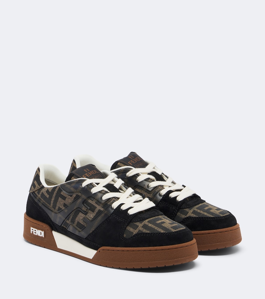Sneakers  Match in jacquard con suede