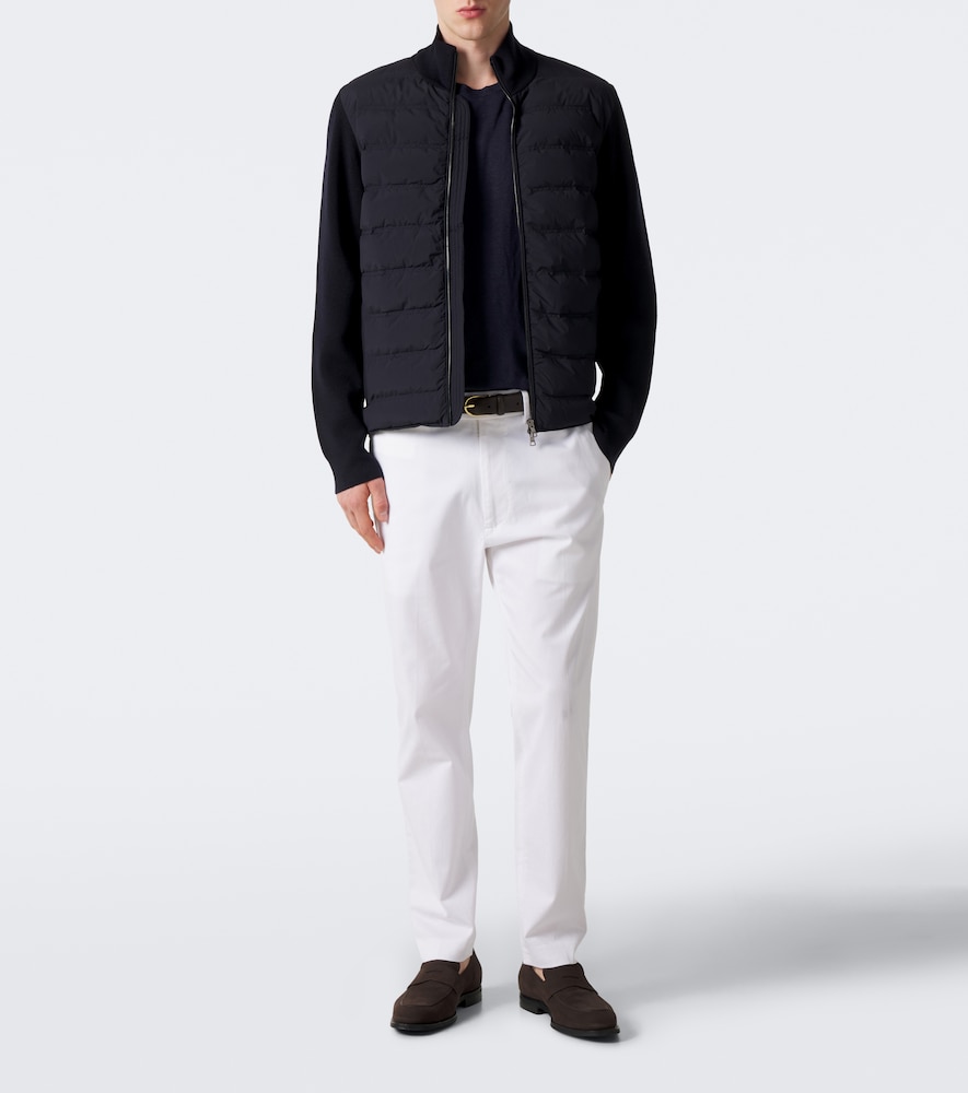 Terrence Iii Down-Paneled Cardigan