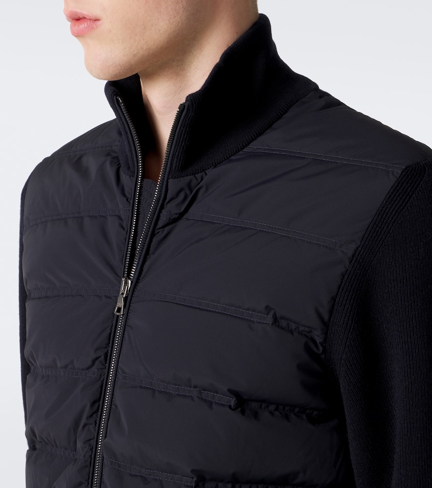 Terrence Iii Down-Paneled Cardigan