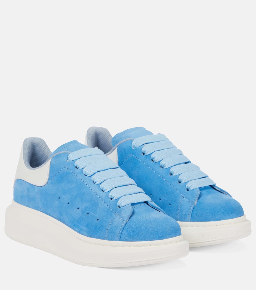 ALEXANDER MCQUEEN OVERSIZED SUEDE SNEAKERS,P00580321