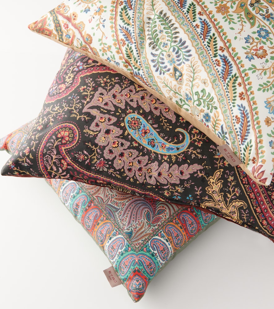  Etro Etro Embroidered Cotton Cushion 