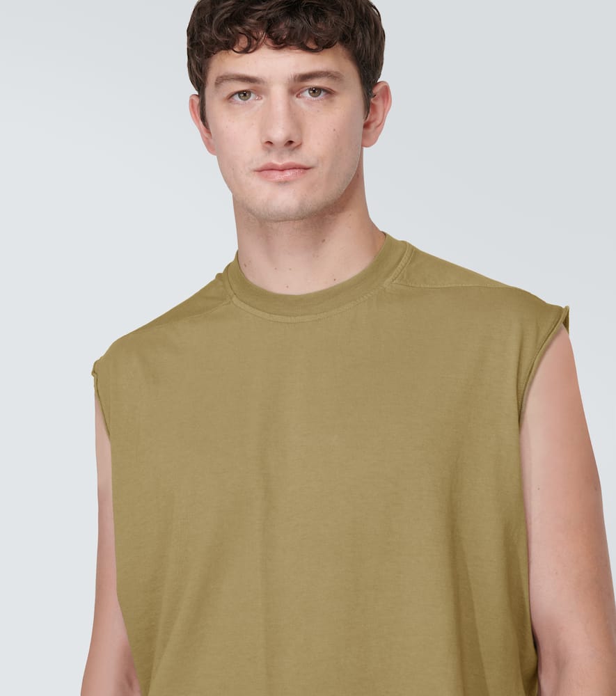 Rick Owens Drkshdw Tarp Cotton Jersey T-shirt In Green