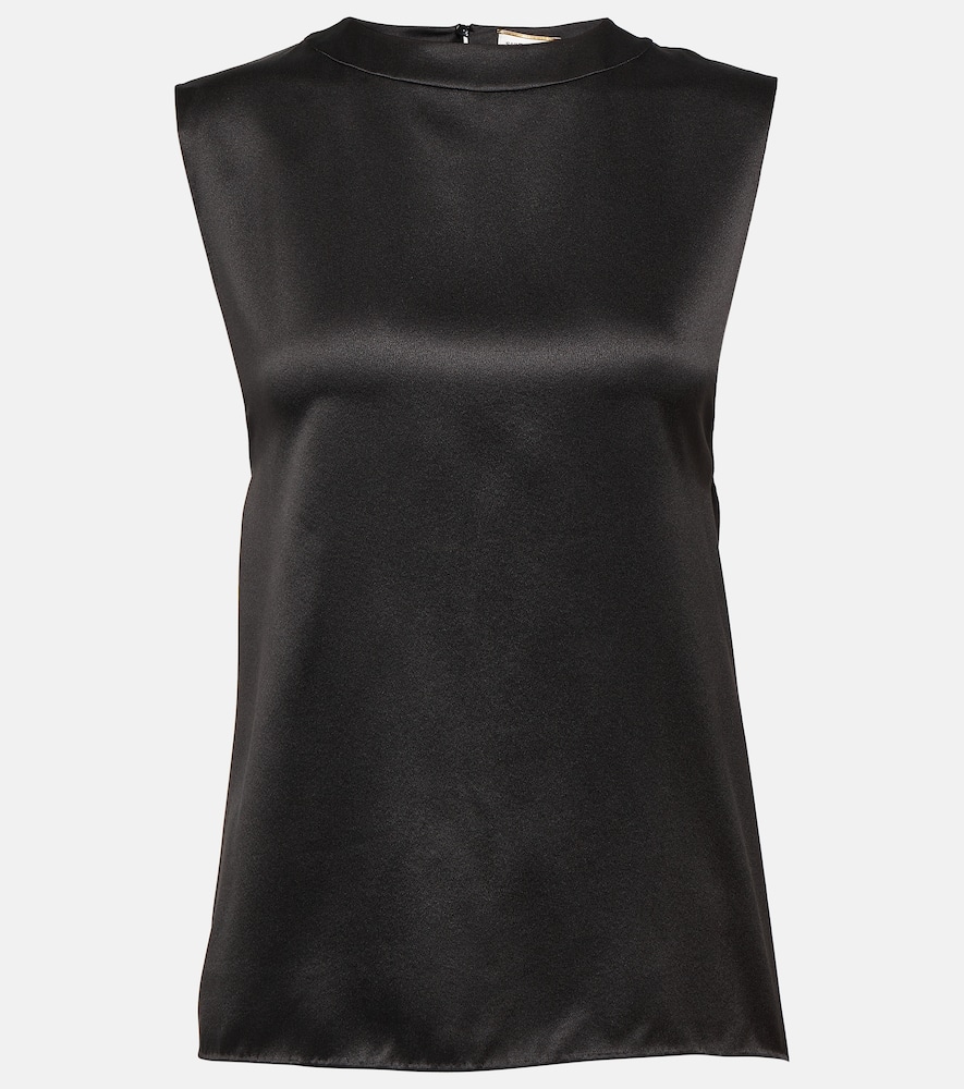 Silk satin top