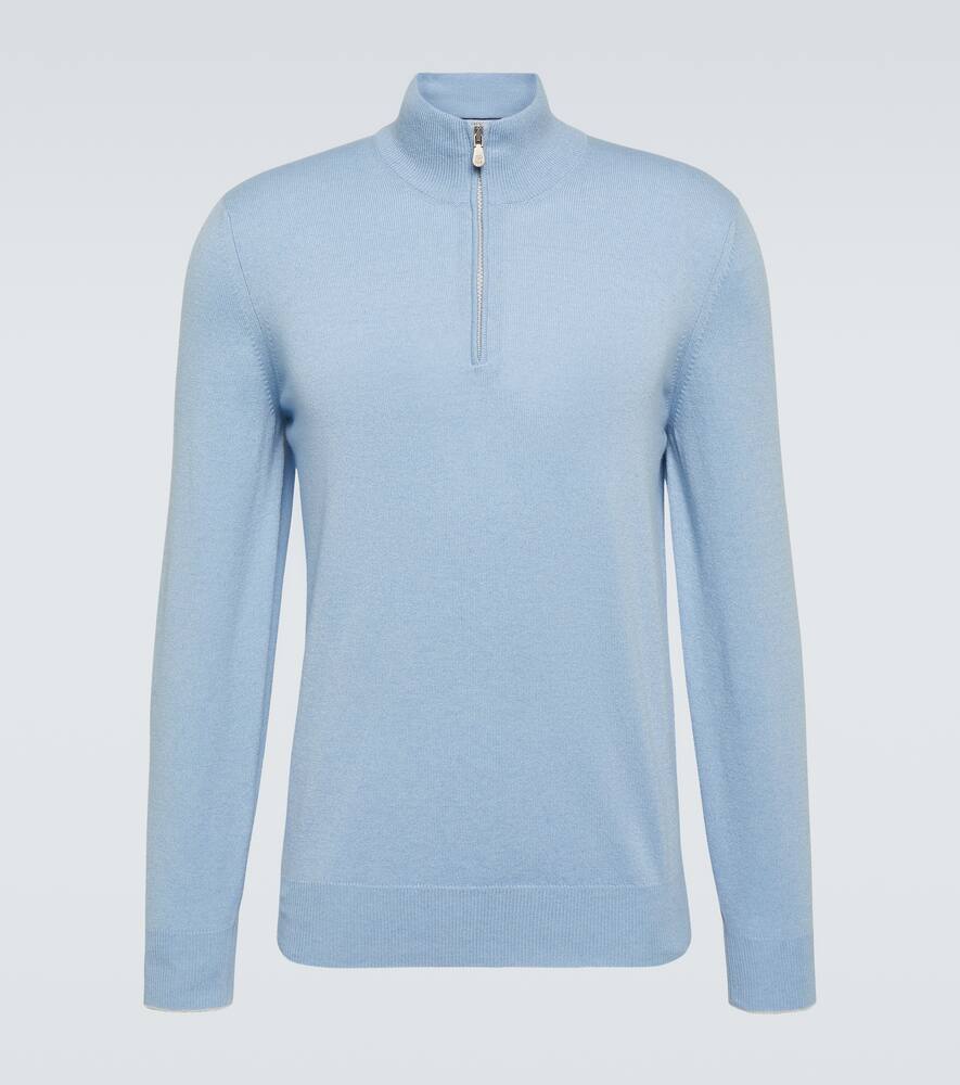 Brunello Cucinelli Cashmere half-zip sweater
