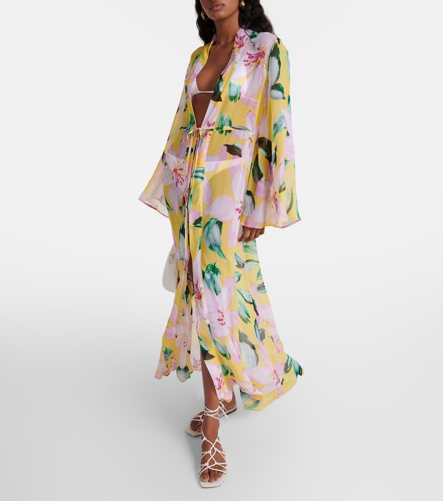 Alexandra Miro Betty Floral Kaftan In Summer Floral