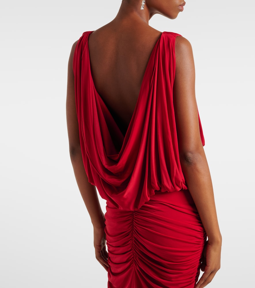  Magda Butrym Magda Butrym Ruched Draped Midi Dress 