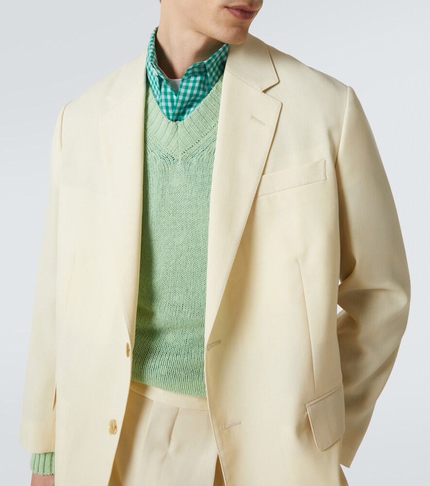 And Mohair Blazer