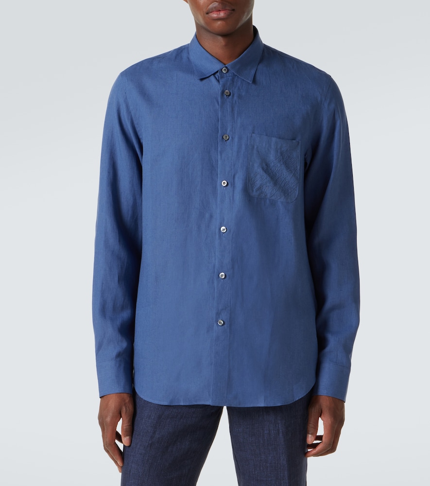  Berluti Berluti Scritto Linen Shirt 