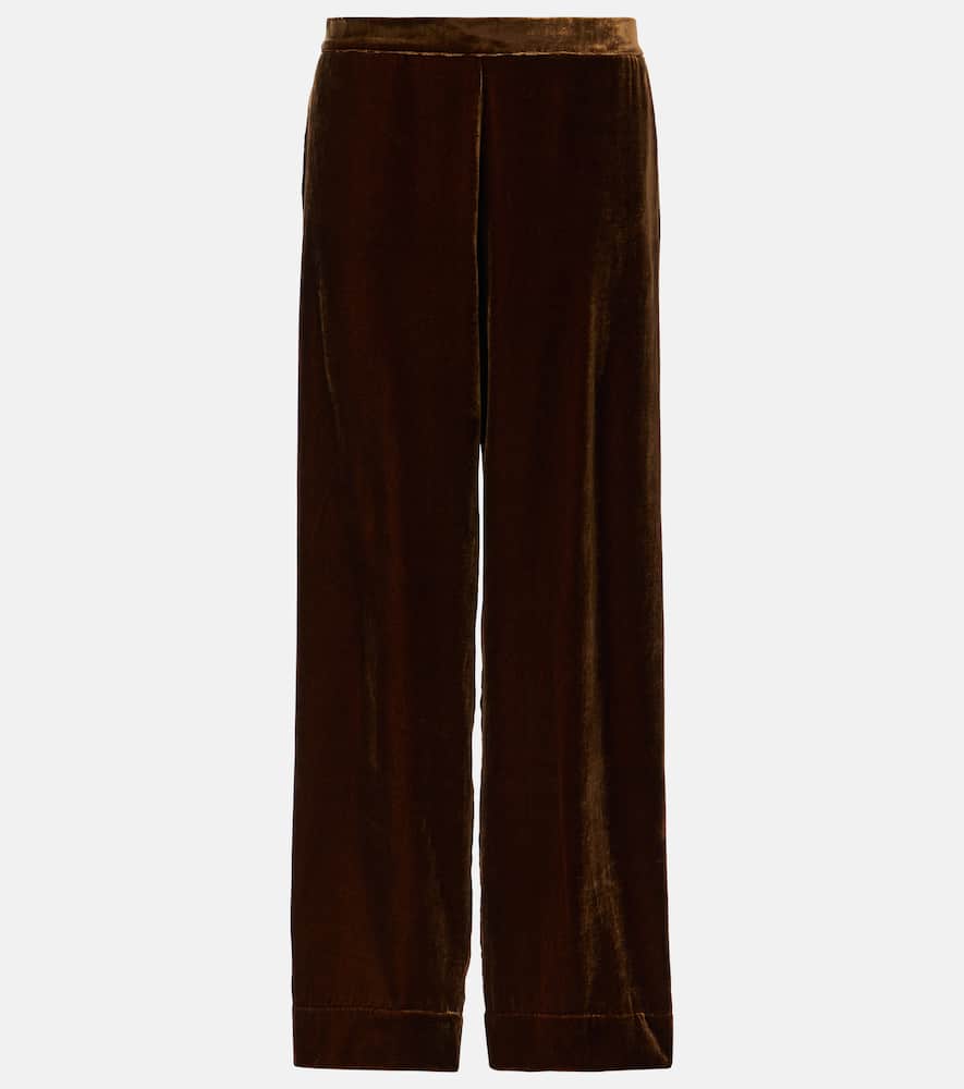 London velvet pajama pants