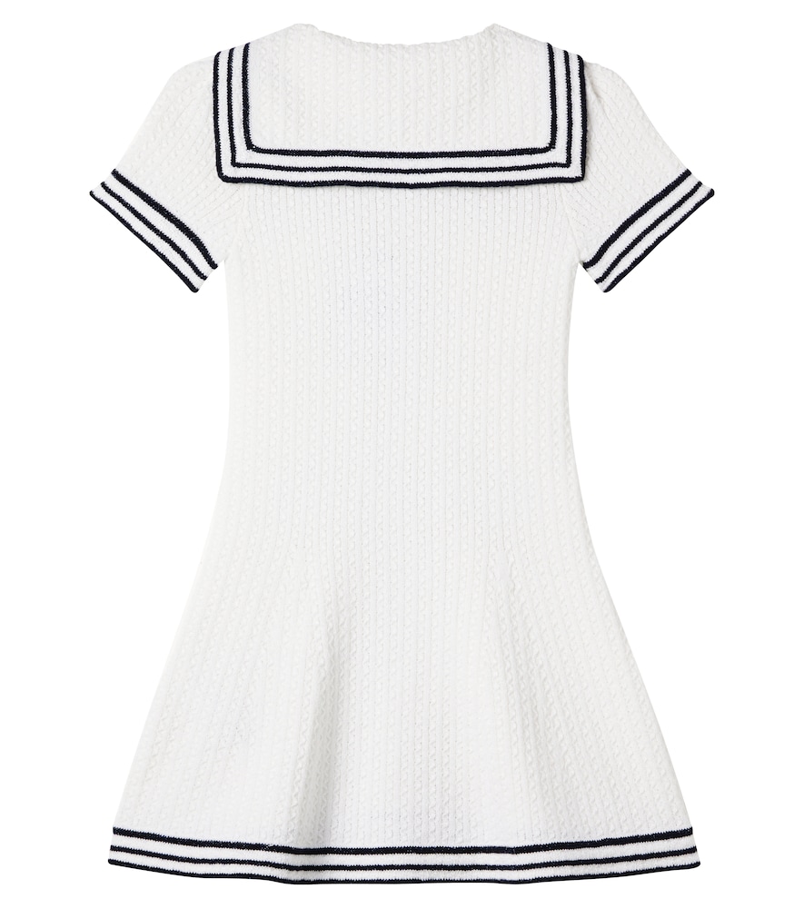  Self-portrait Kids Self-portrait Kids Kleid Aus Einem Baumwollgemisch 