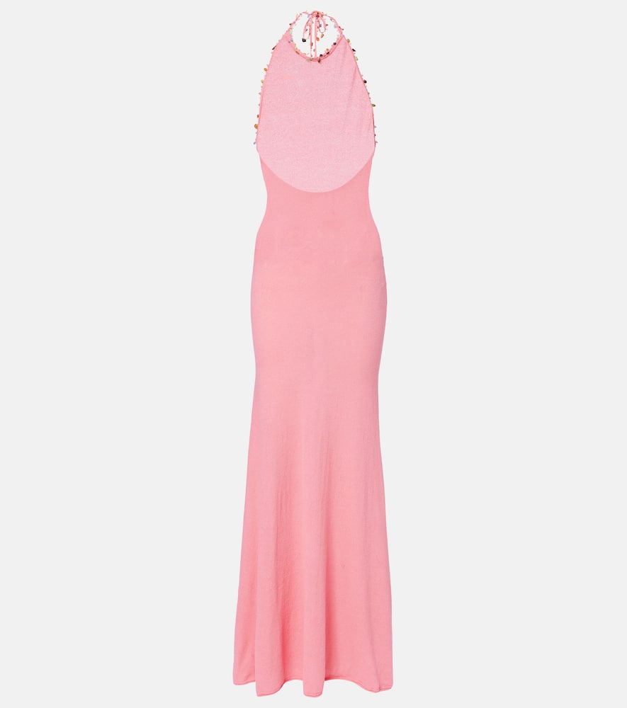 Beach Quartz embellished maxi dress