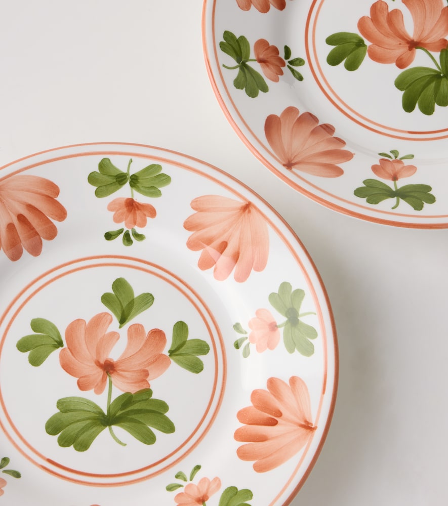  Cabana Cabana Blossom Ceramic Dessert Plate 