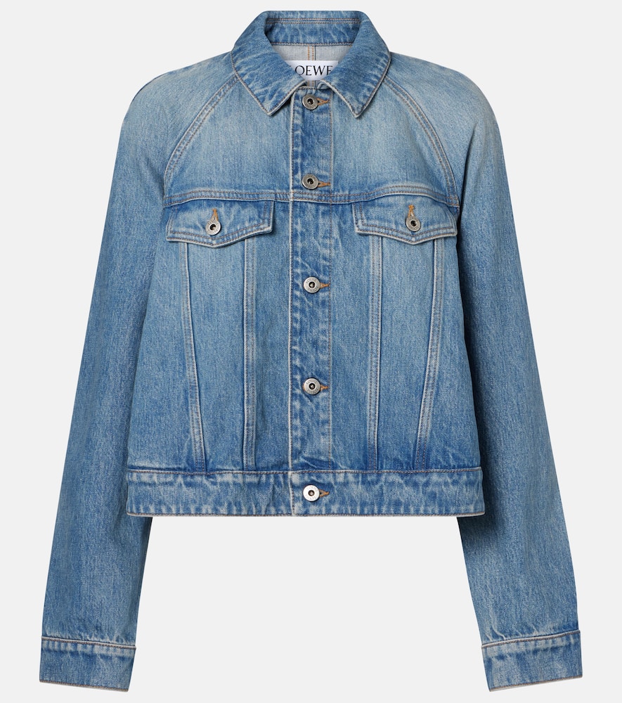 Cropped denim jacket