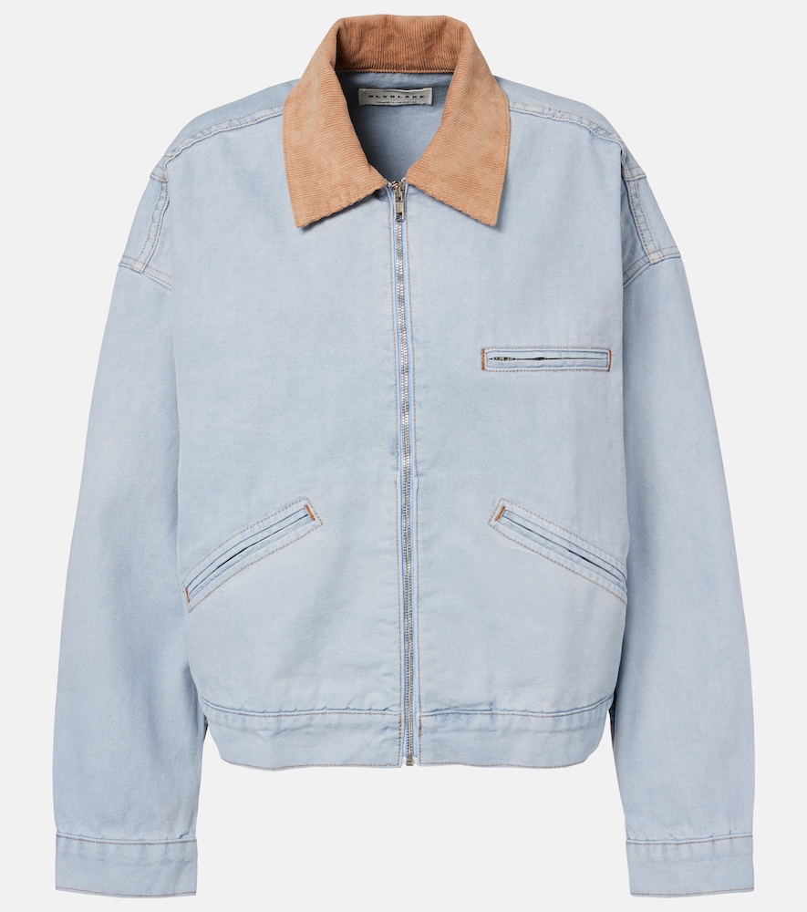 Slvrlake Camden Jacket Mirror Lake In Blue