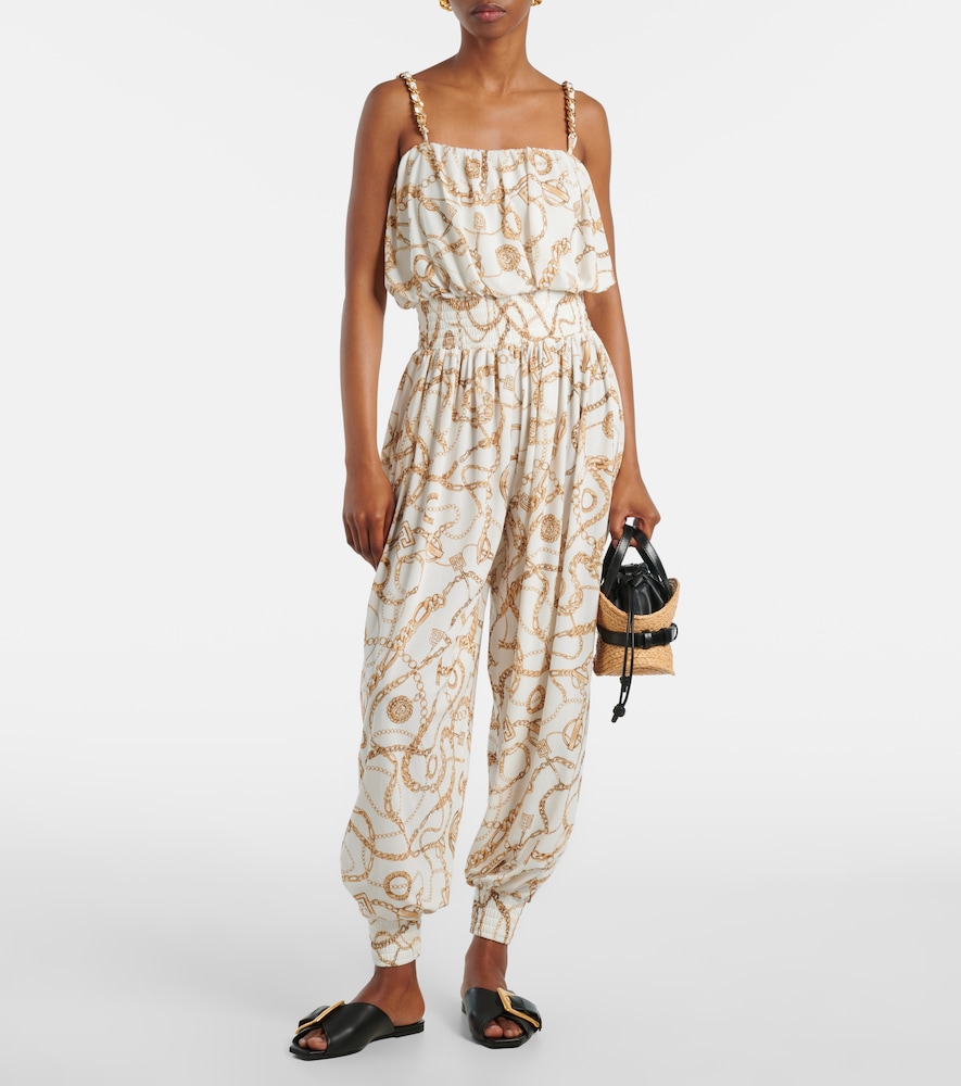  Balmain Balmain Chain Printed Jumpsuit 