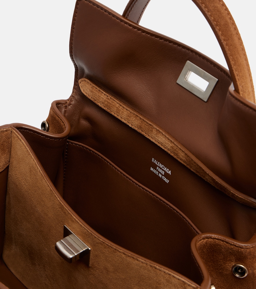  Balenciaga Balenciaga Rodeo Mini Suede Tote Bag 