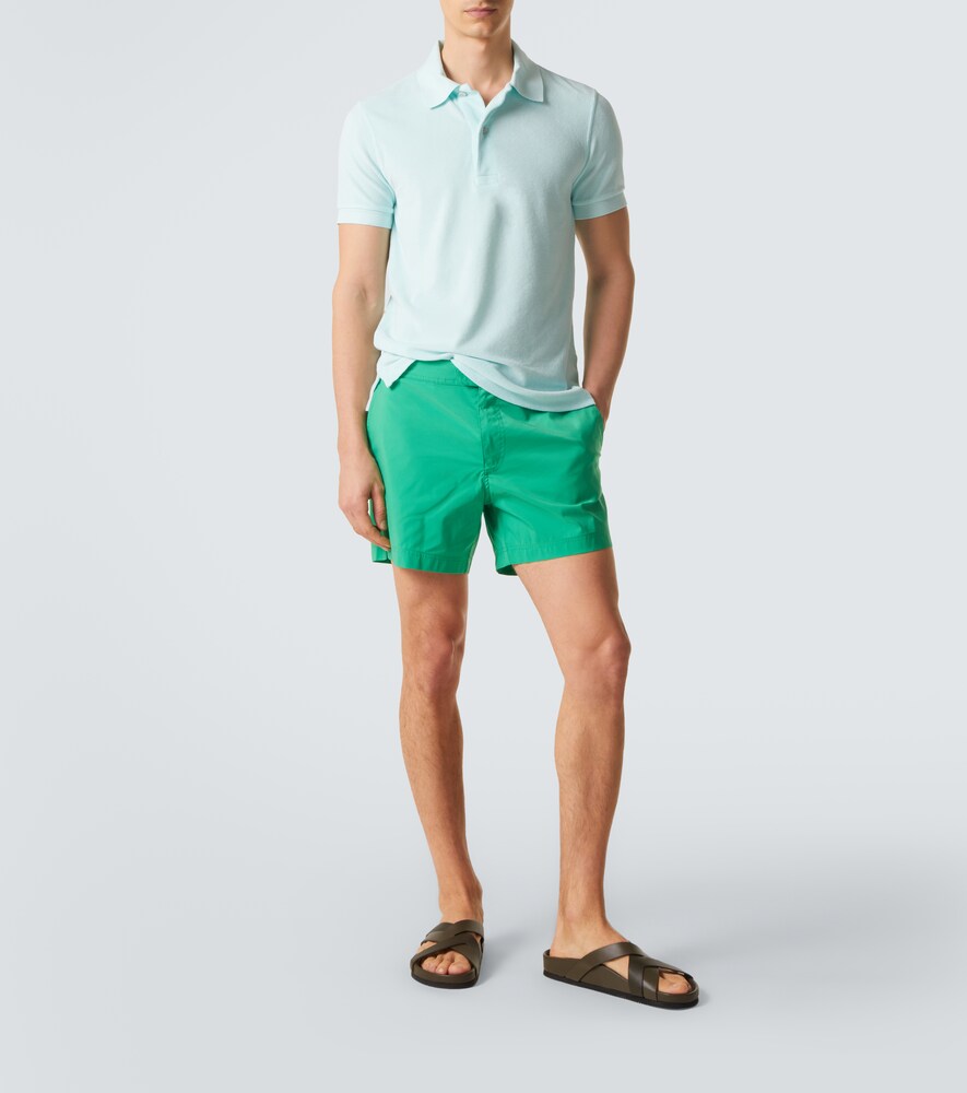 Cotton-Blend Terry Polo Shirt