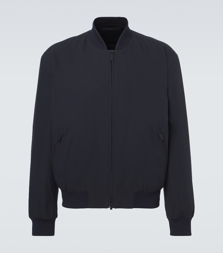 Giorgio Armani Cotton-blend bomber jacket