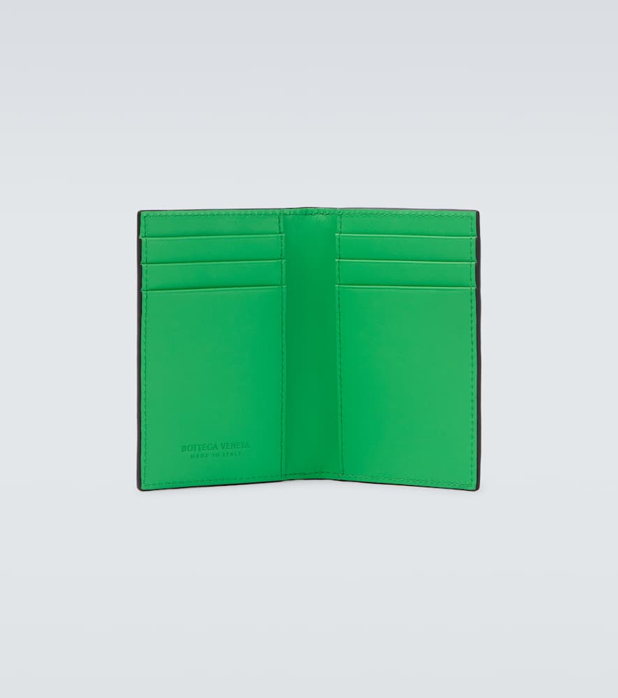 Bottega Veneta Intrecciato Leather Wallet In Black