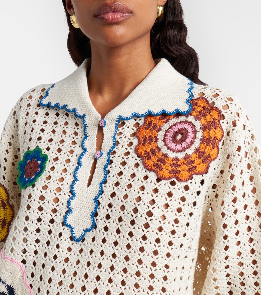  Alemais Alémais Bestickter Kaftan Elma Aus Häkelstrick 