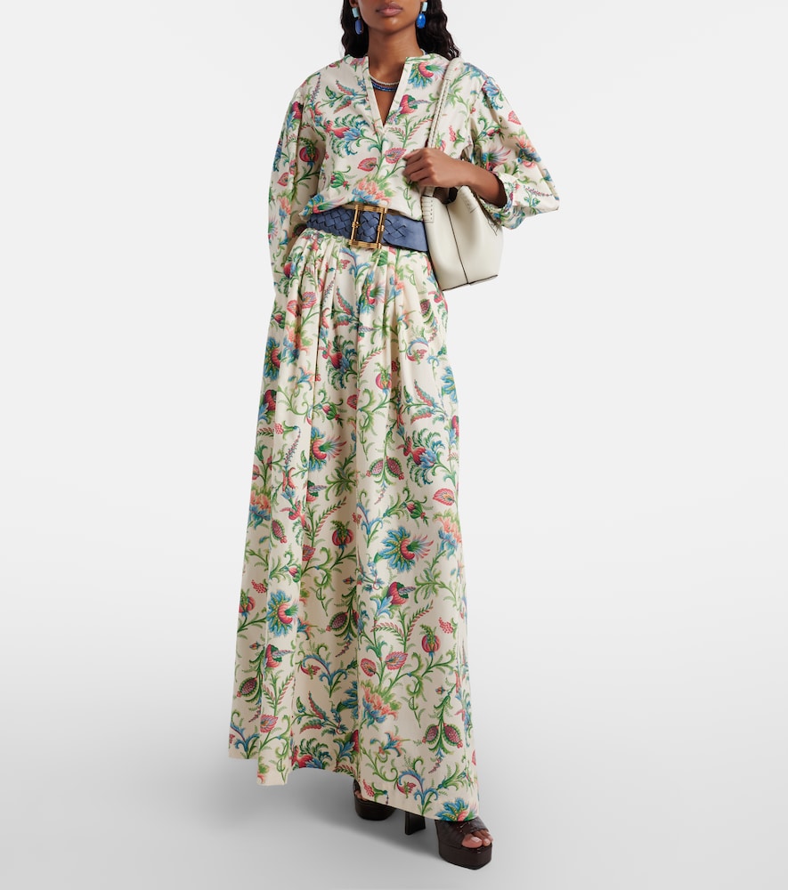  Etro Etro Floral Cotton Maxi Skirt 